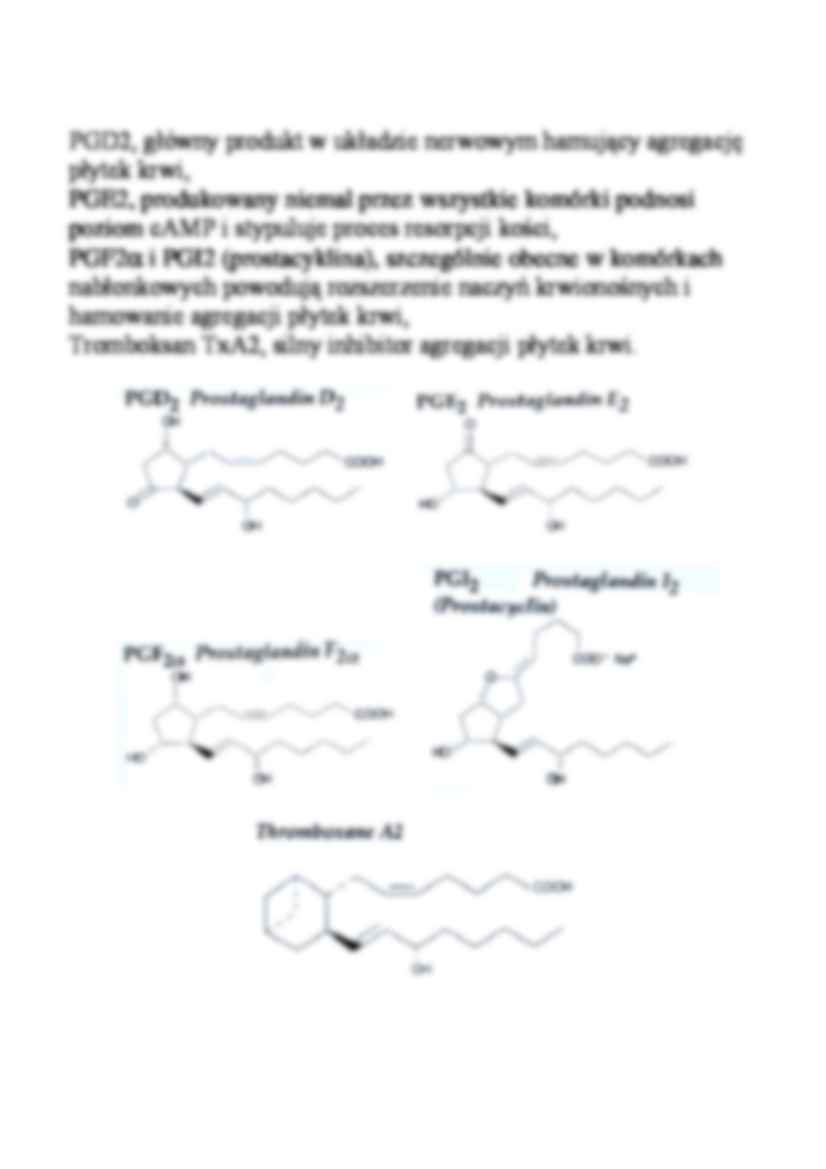 Lipidy - prostanoidy  - strona 3