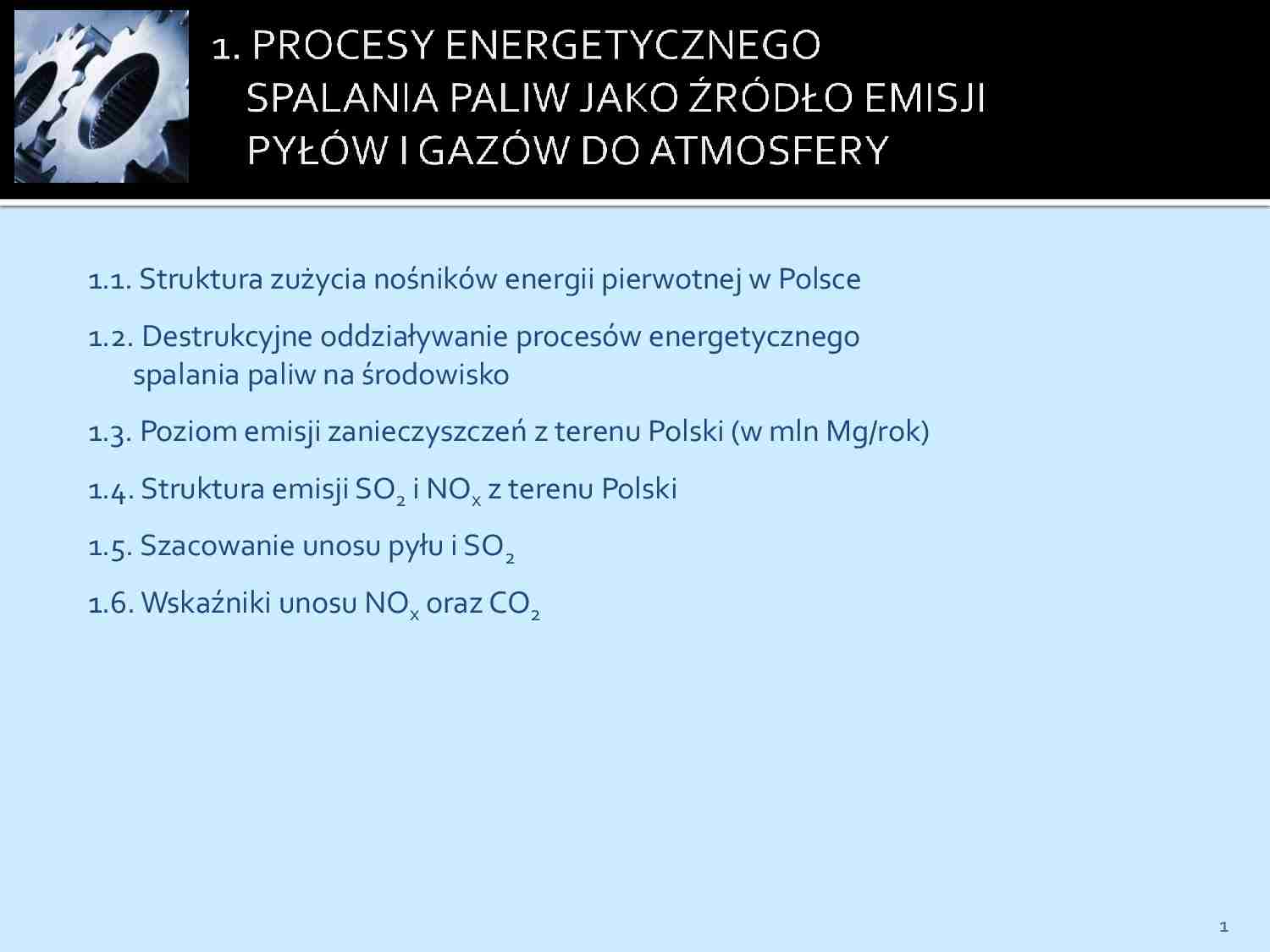 Procesy energetycznego spalania paliw - strona 1