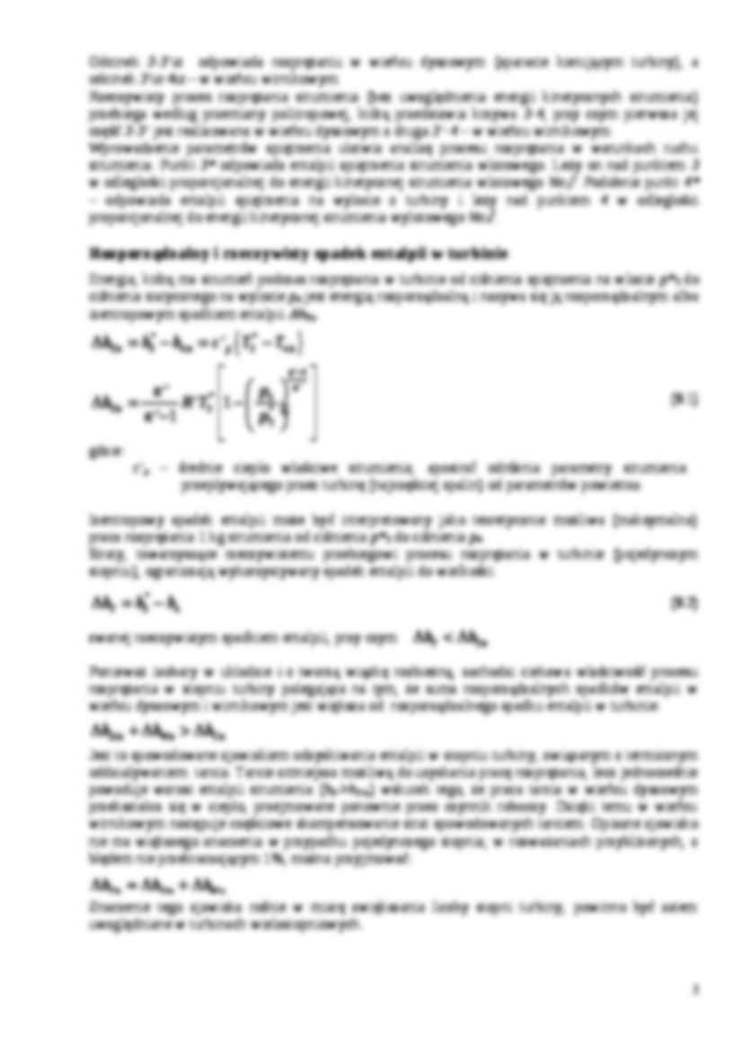 Termodynamika procesów rozprężania w turbinach - strona 2