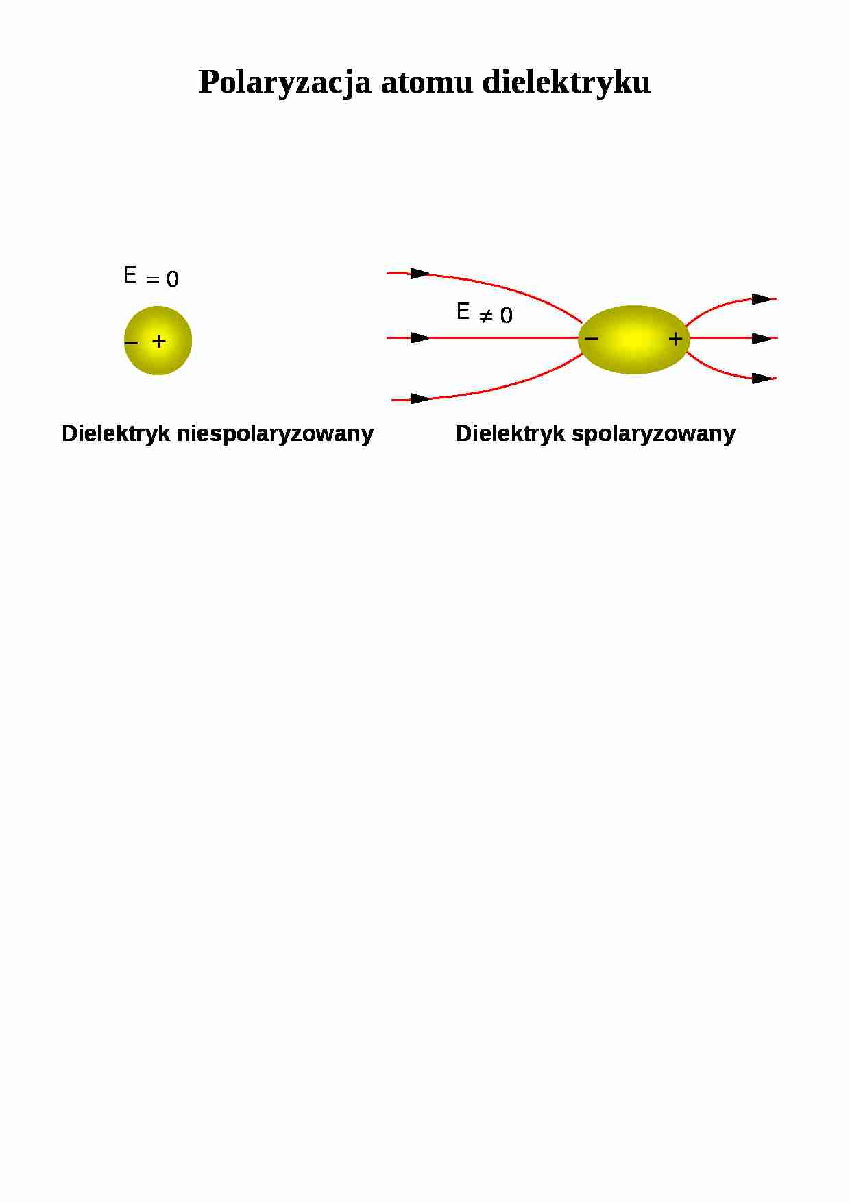 Polaryzacja atomu dielektryku - strona 1