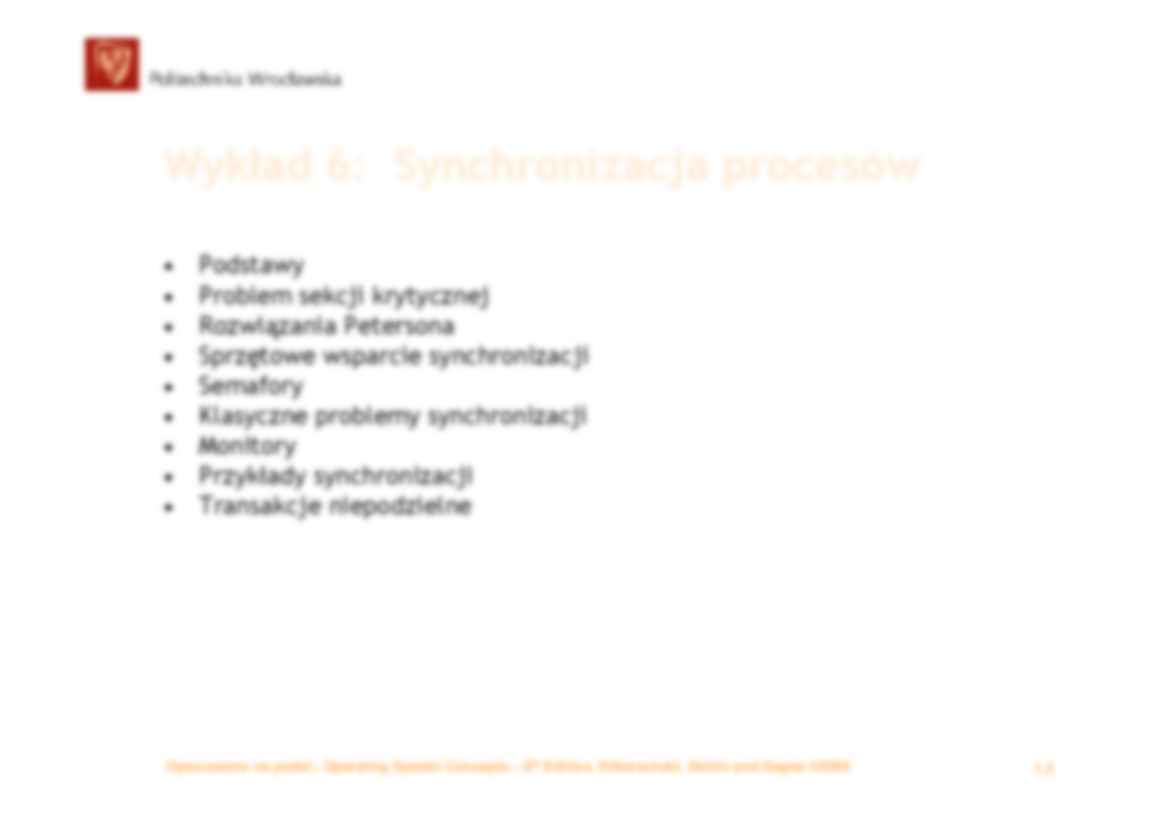 Synchronizacja procesów - strona 2