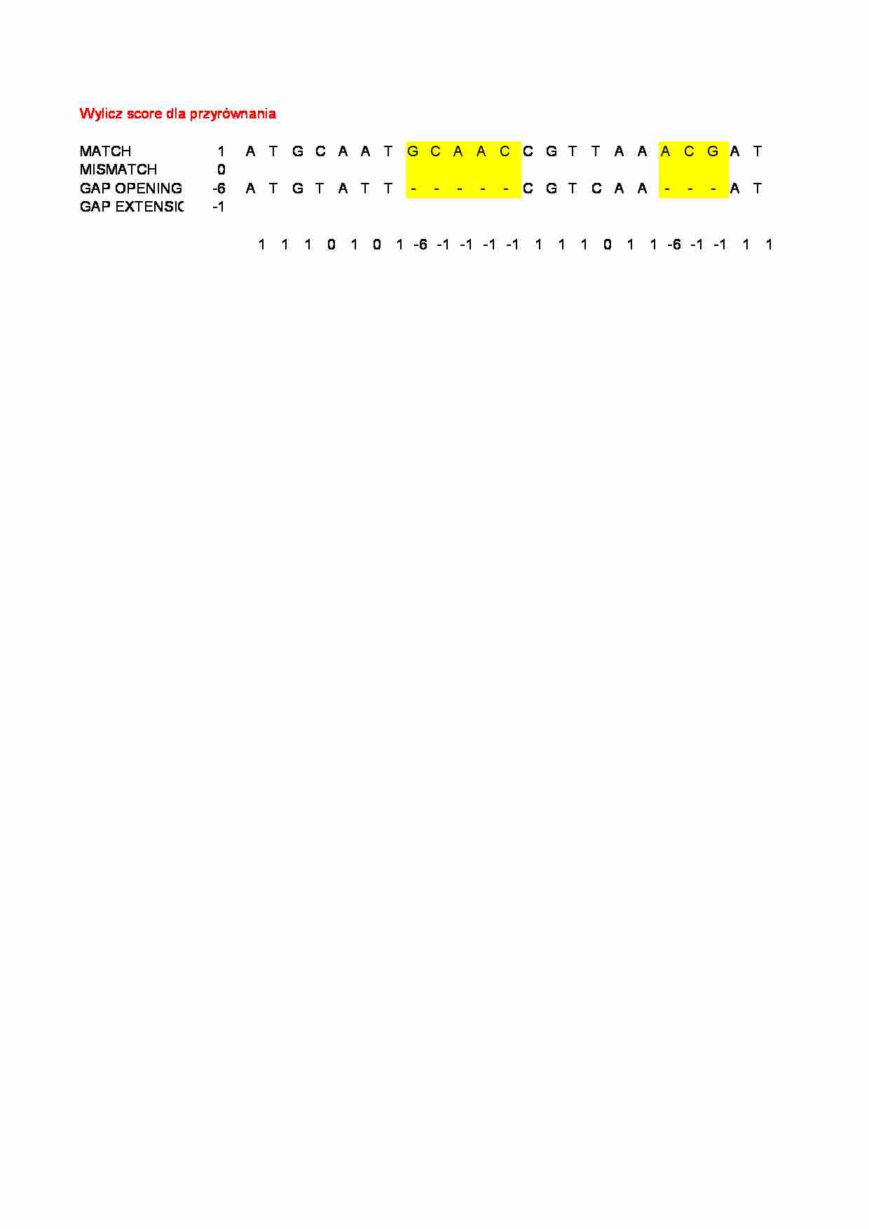 Align Score - wprowadzenie do informatyki - strona 1