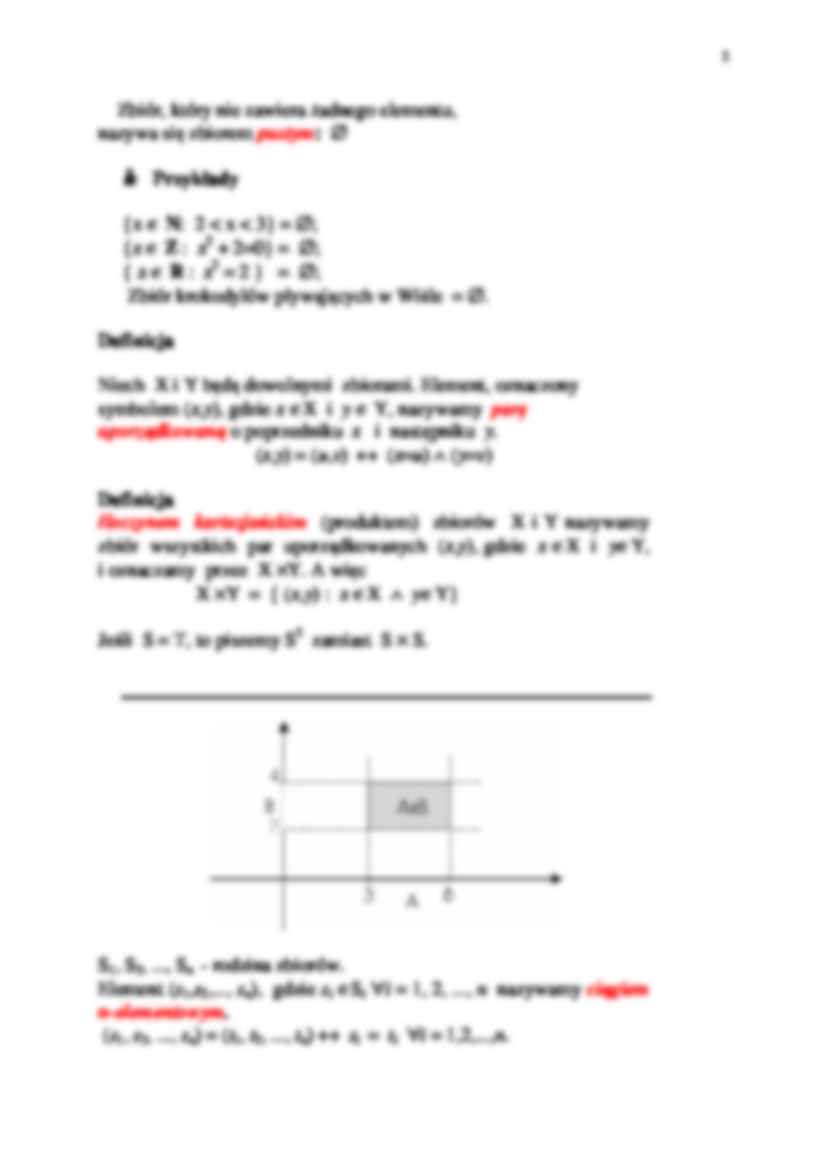 Algebra zbiorów - wykład - strona 2