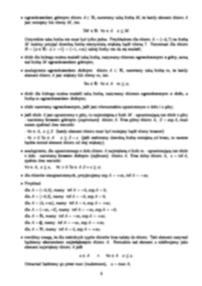 Preliminaria - elementy teorii mnogości - strona 3