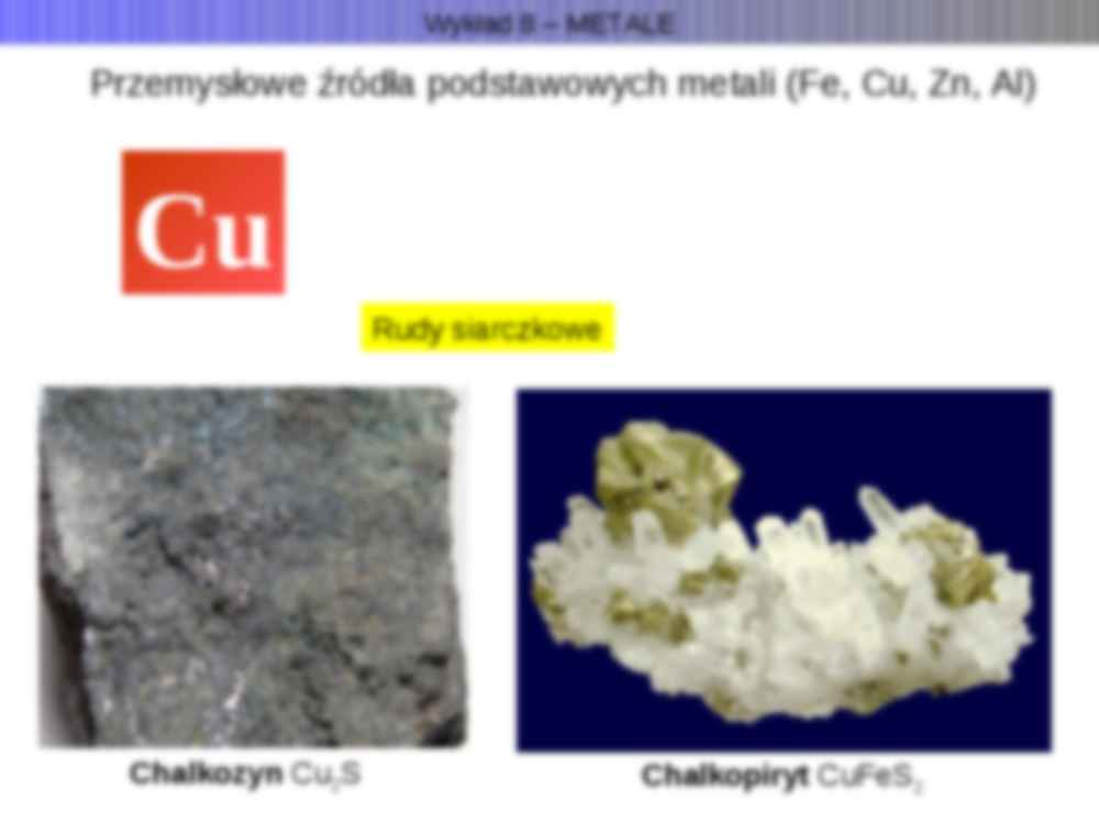 Metale - chemia nieorganiczna - strona 3