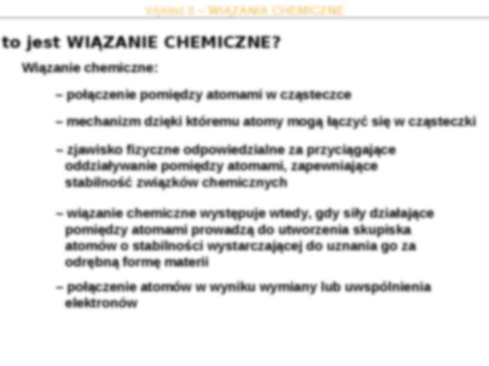 Wiązania chemiczne - strona 2