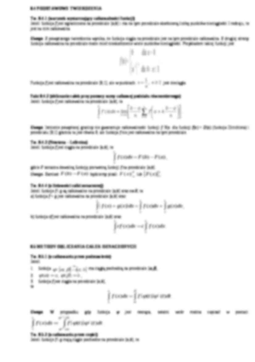Analiza matematyczna - całki oznaczone - strona 3