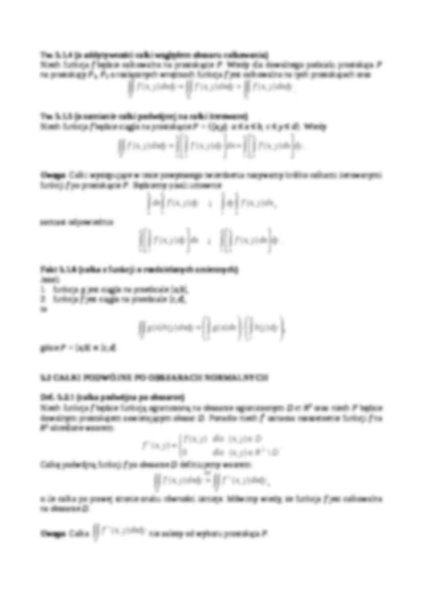 Analiza matematyczna - całki podwójne - strona 2
