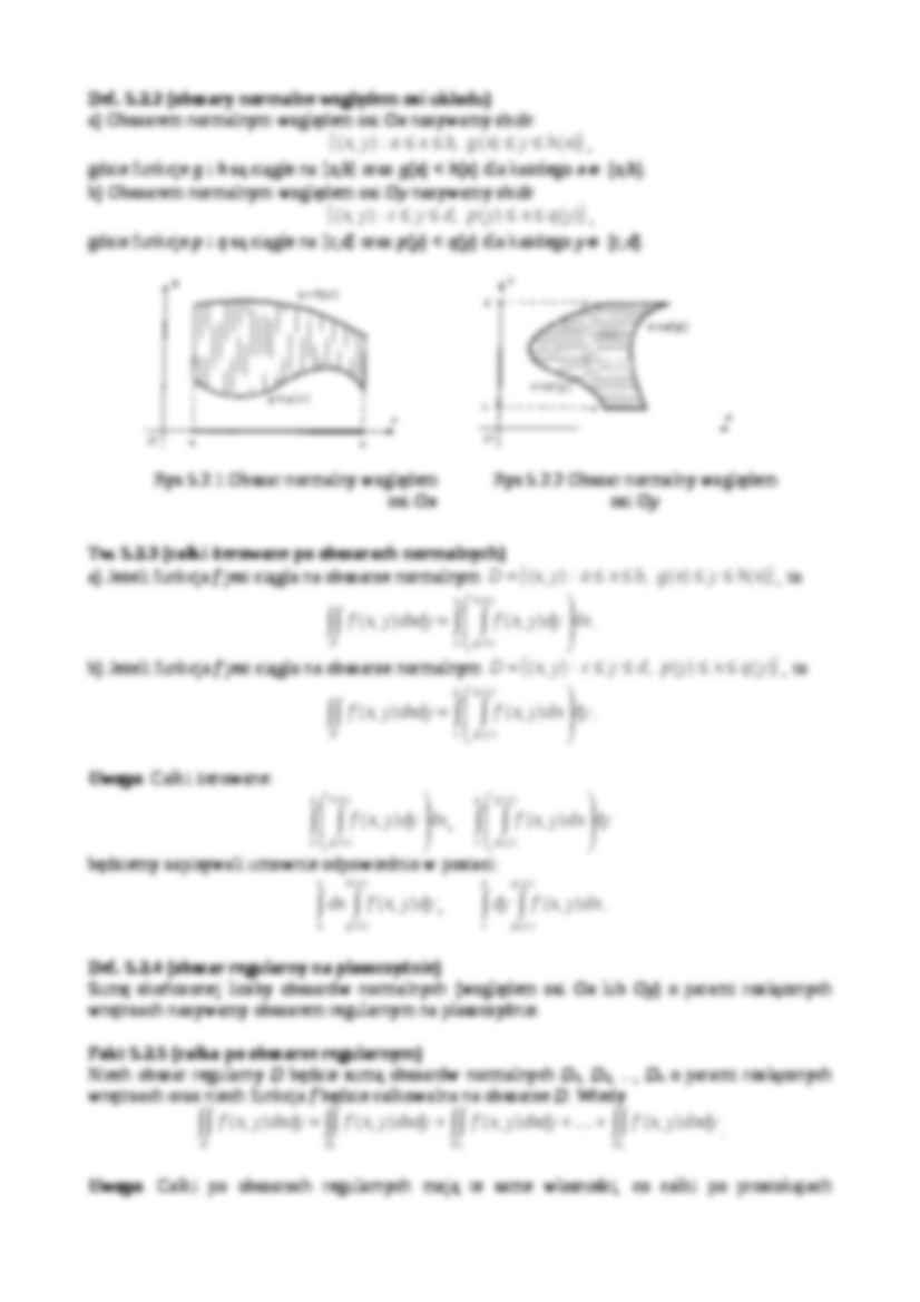 Analiza matematyczna - całki podwójne - strona 3