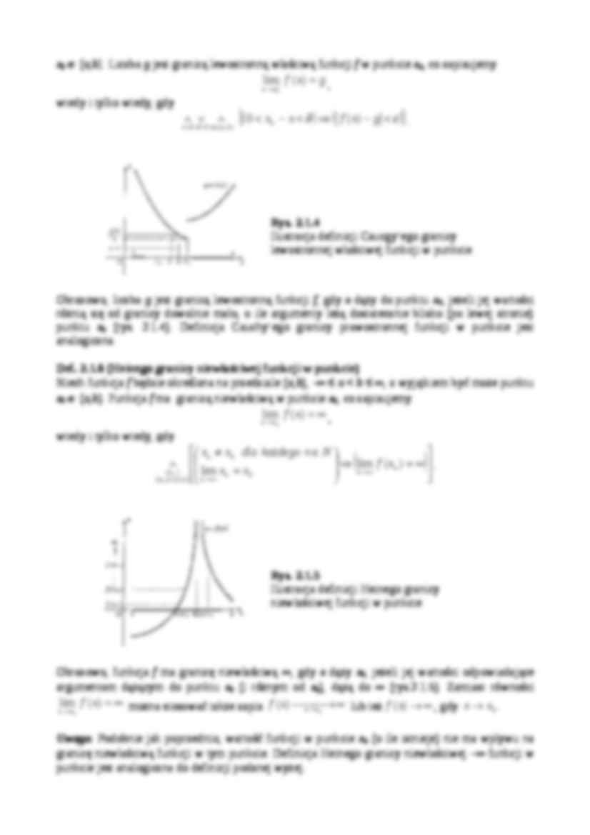 Analiza matematyczna - granice funkcji - strona 3