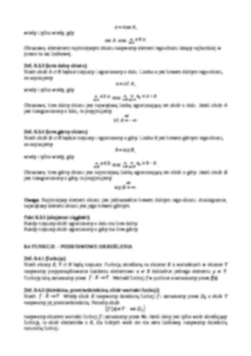 Zbiory i funkcje liczbowe - strona 2