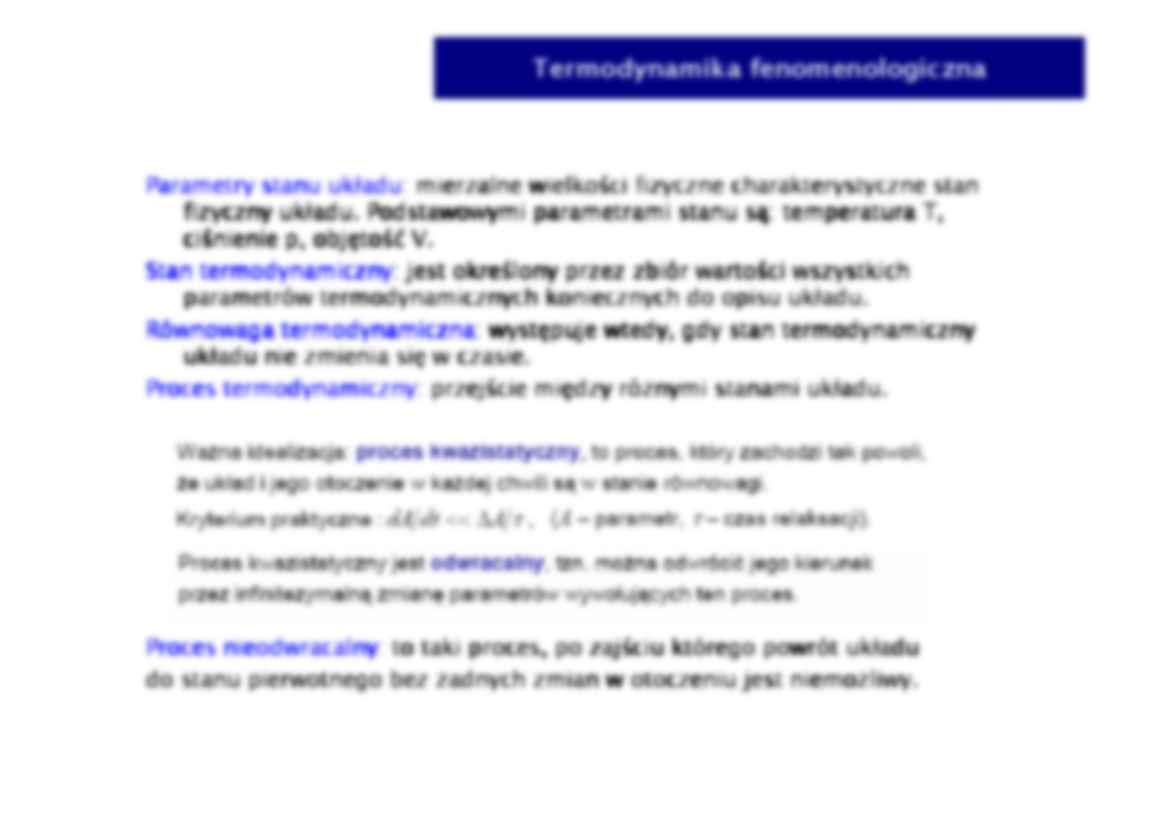 Termodynamika fenemenologiczna - fizyka - strona 3