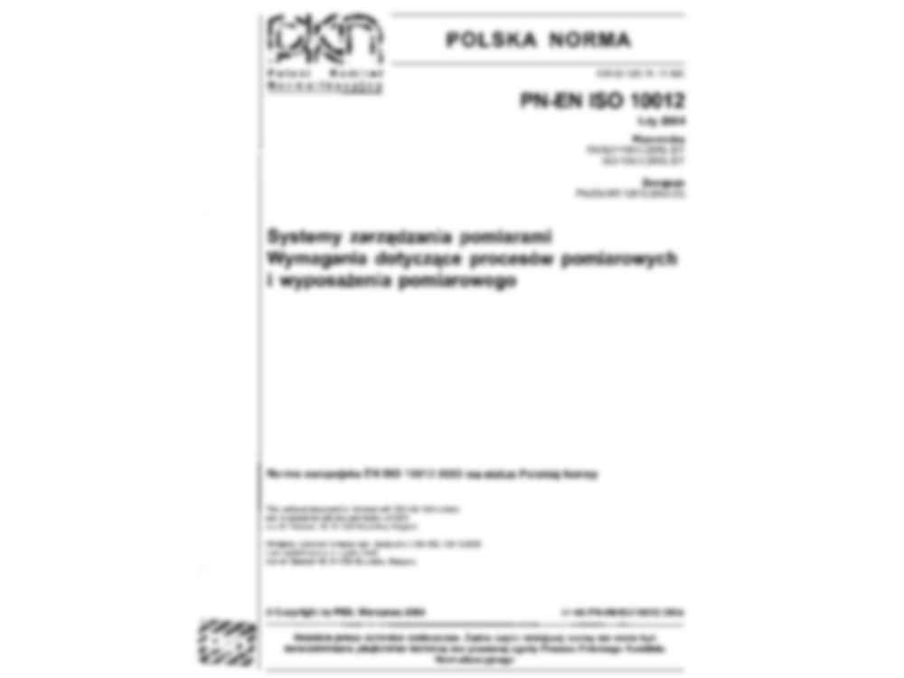 Polska norma EN ISO 10012 - strona 2