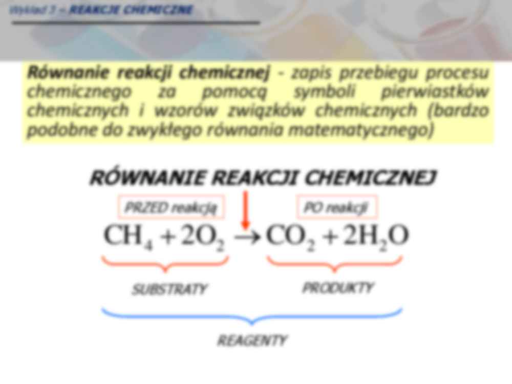 Reakcje chemiczne w chemii - strona 3