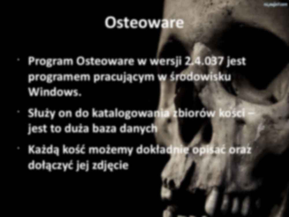 Program Osteoware modu summary paraghaph - strona 3