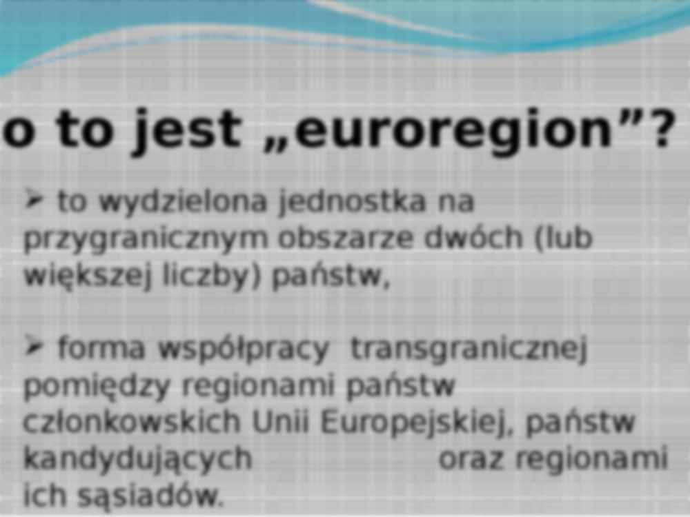 Euroregiony - prezentacja - strona 2