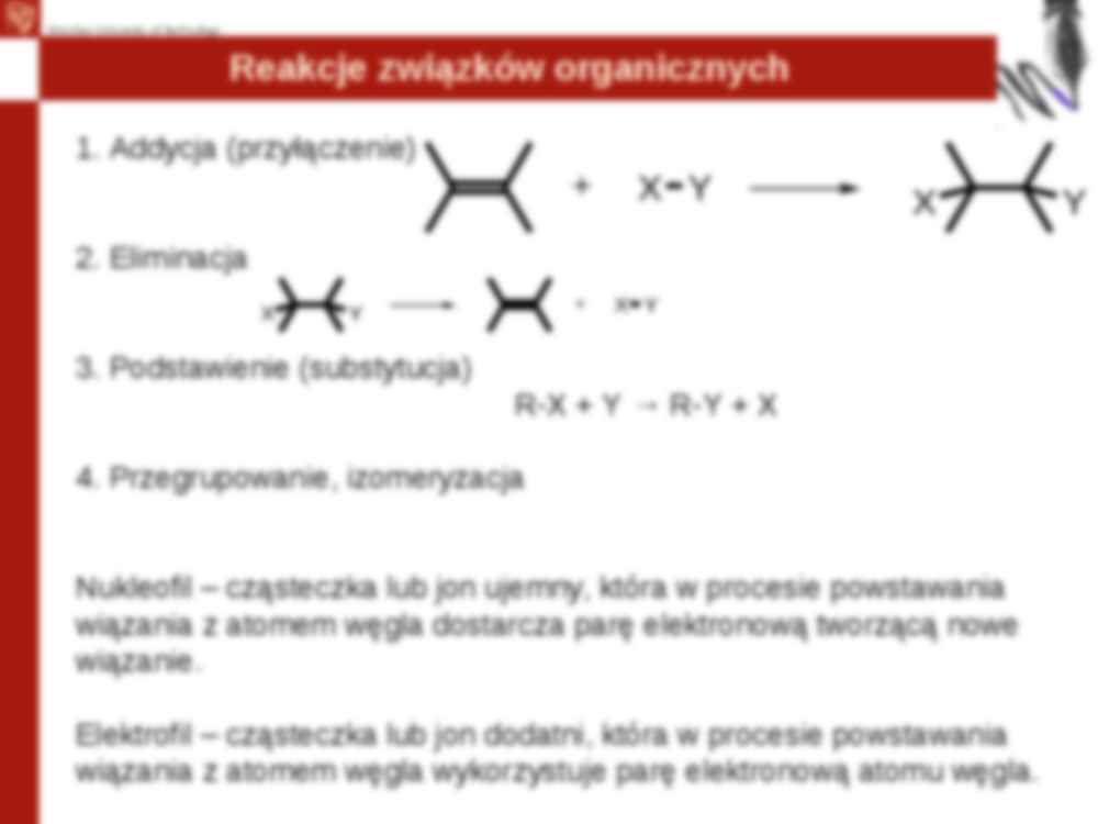 Chemia organiczna - wykład 4 - reaktywność - strona 2