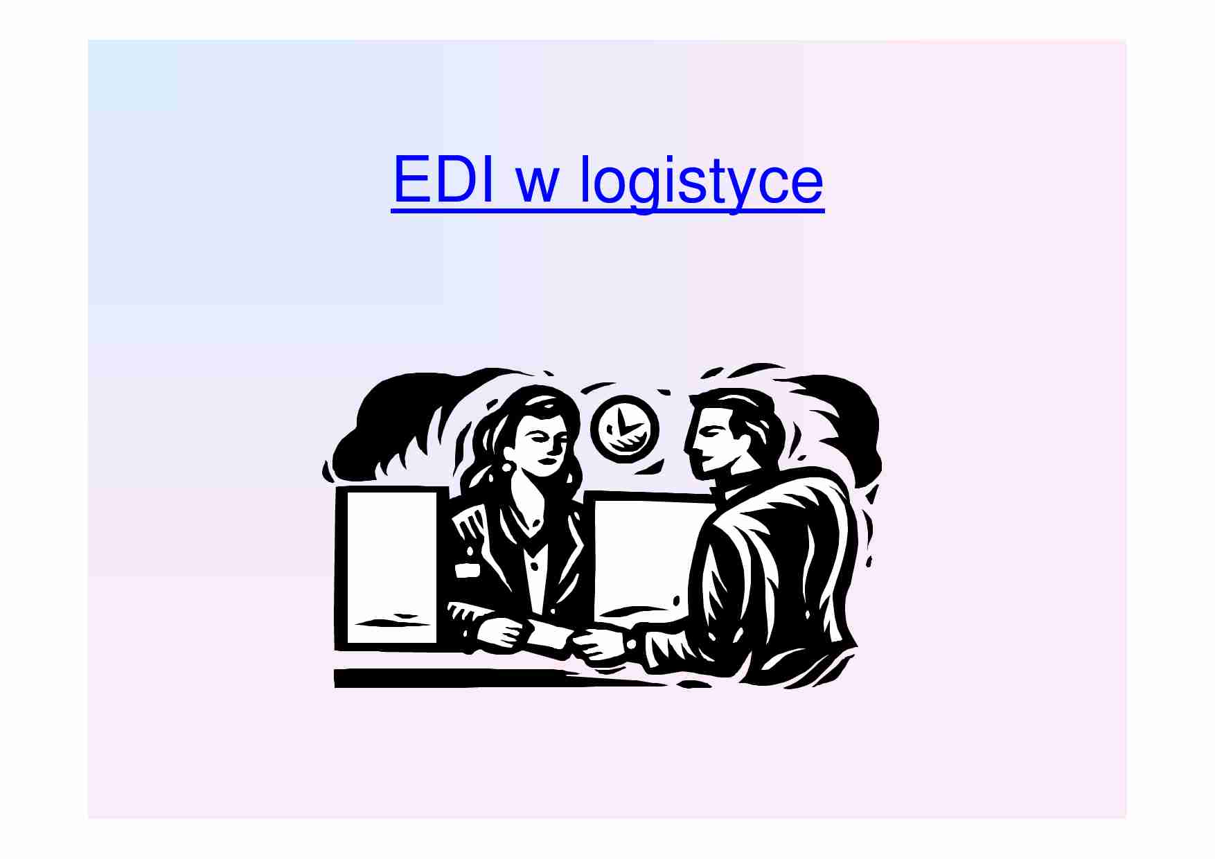 Wykład 9 EDI w logistyce - strona 1