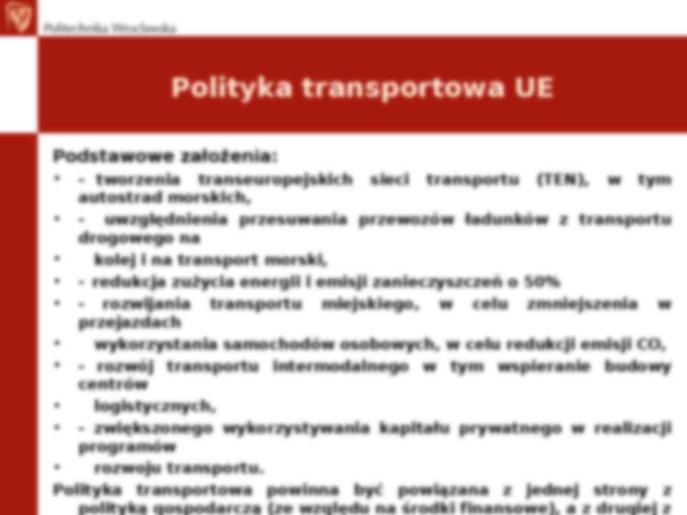 Transport - strategia rozwoju - strona 3