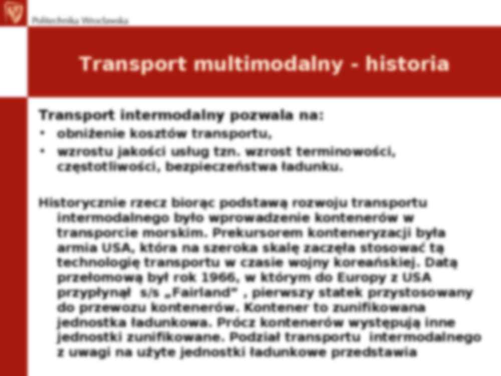 Transport - transport multimodalny - strona 3