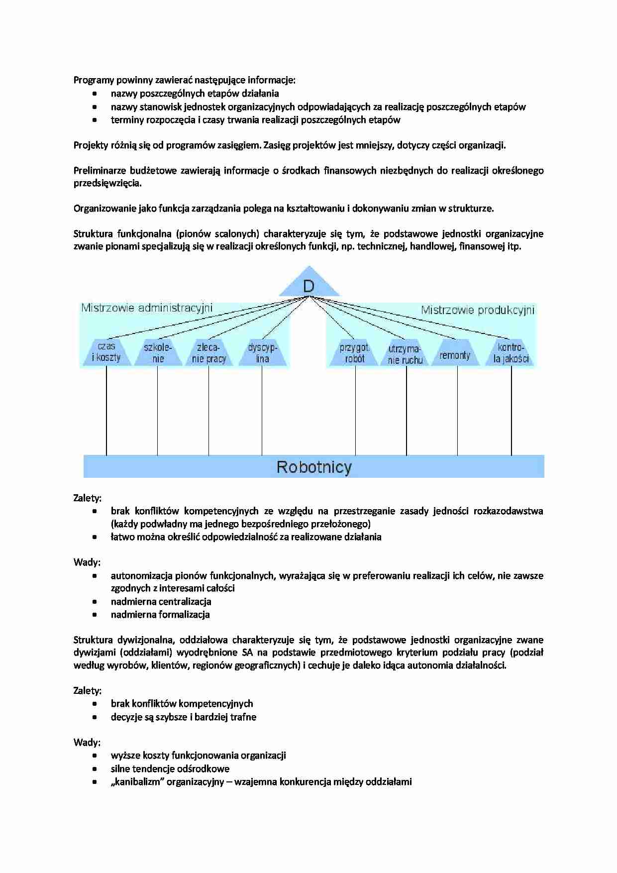 Zarządzanie - wykład 6 - strona 1