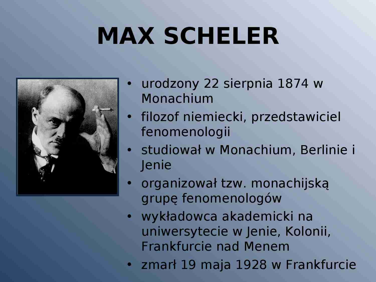 Wartości w ujęciu Maxa Schelera - strona 1
