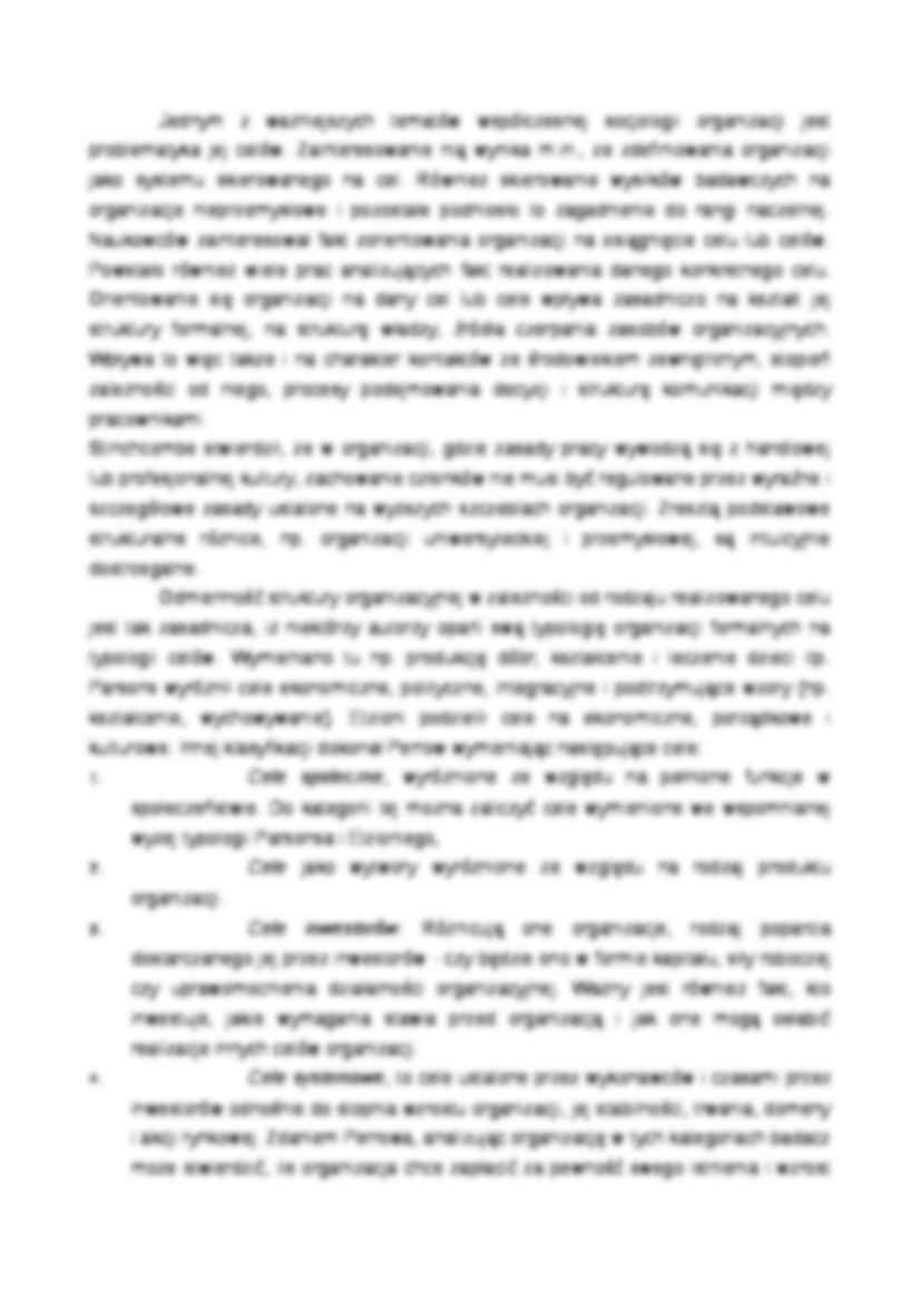 Cele organizacji - referat - strona 2