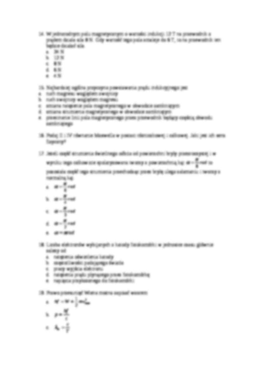 Egzamin z fizyki - pytania - strona 3
