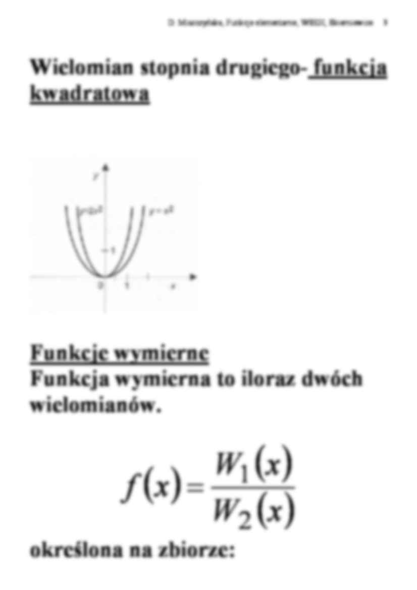 Funkcje elementarne - strona 3