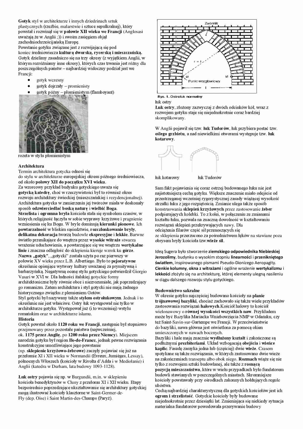 Gotyk i protorenesans - strona 1