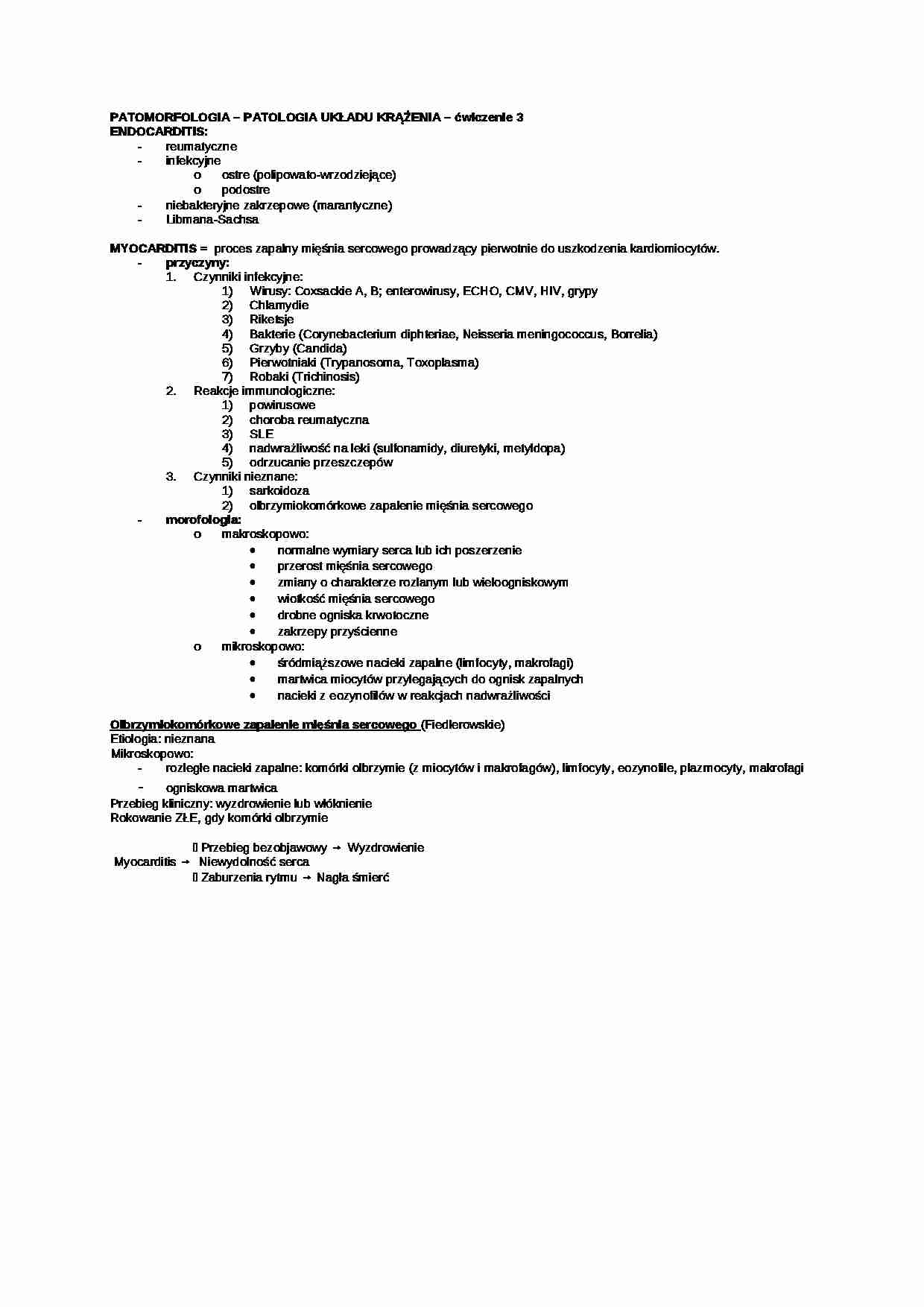 Patologia układu krążenia - strona 1