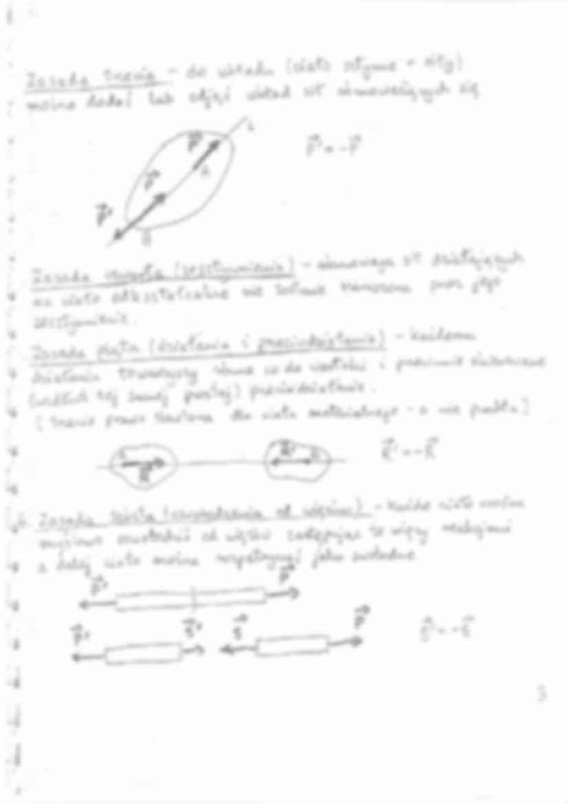 Ćwiczenia z mechaniki - notatki - strona 3