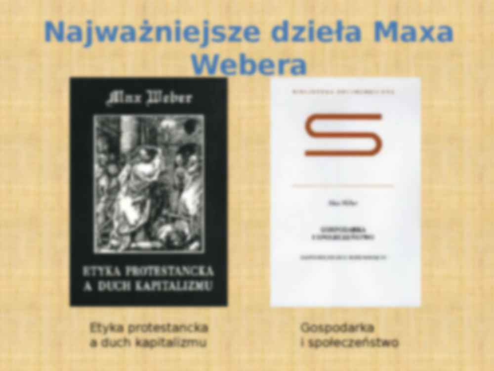 Max Weber - prezentacja - strona 2