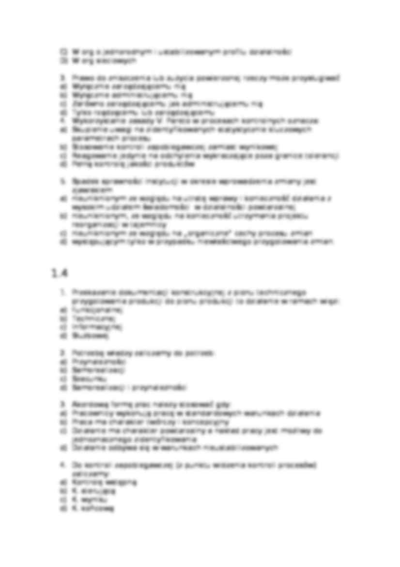 pytania na egzamin A z zarządzania - strona 3