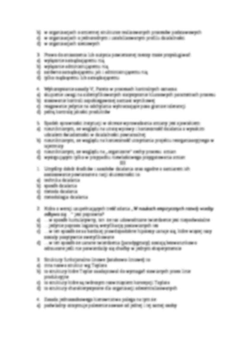 pytania na egzamin B z zarządzania - strona 2