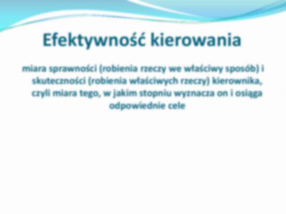 Efektywnosc stylów kierowania - strona 2