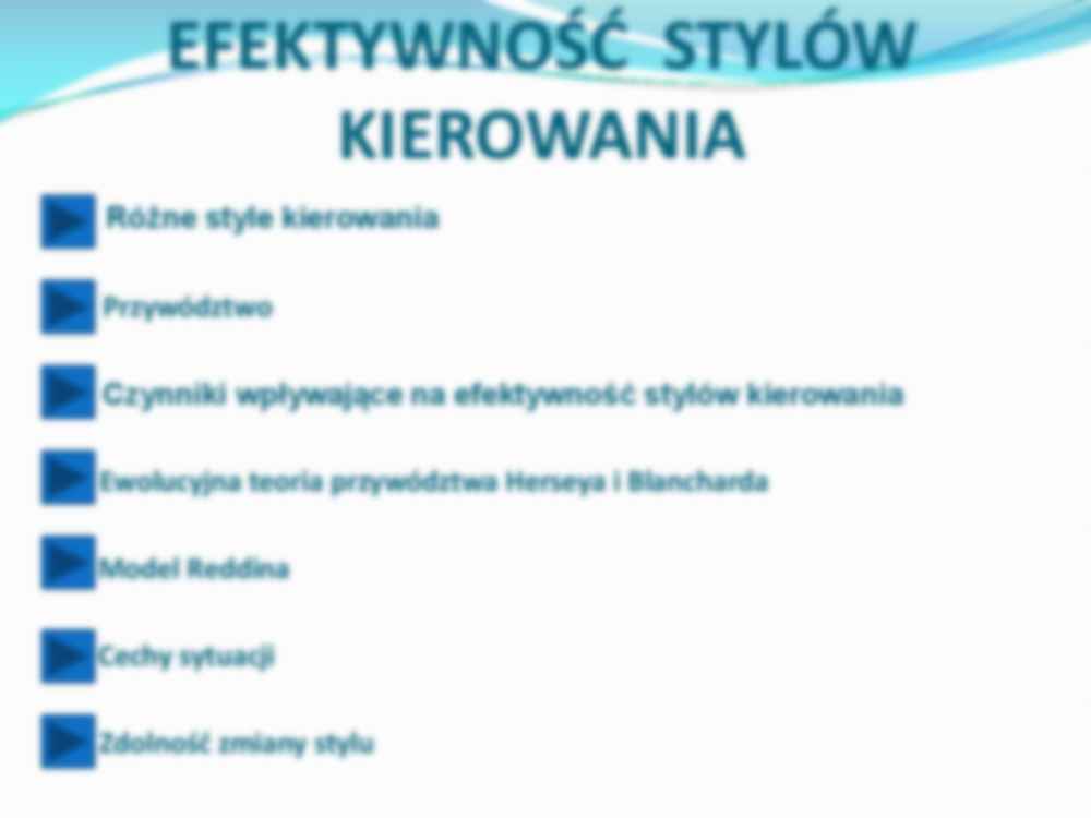 Efektywnosc stylów kierowania - strona 3