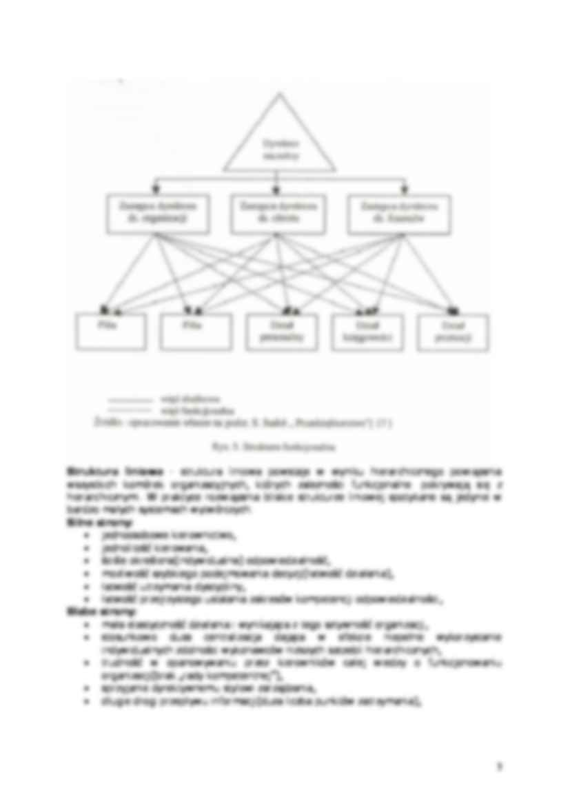 Funkcje zarządzania: struktury organizacyjne - strona 3