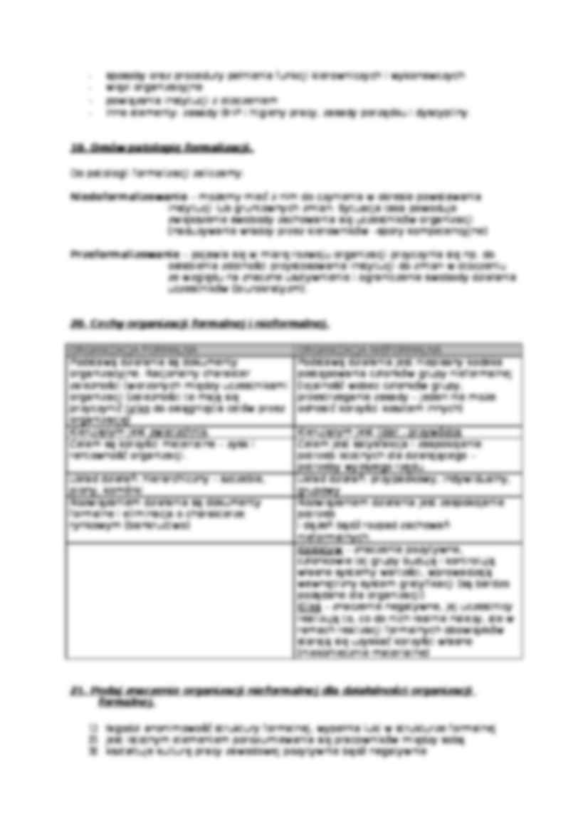 Podstawy zarządzania - pytania i odpowiedzi cz. 5 - strona 3
