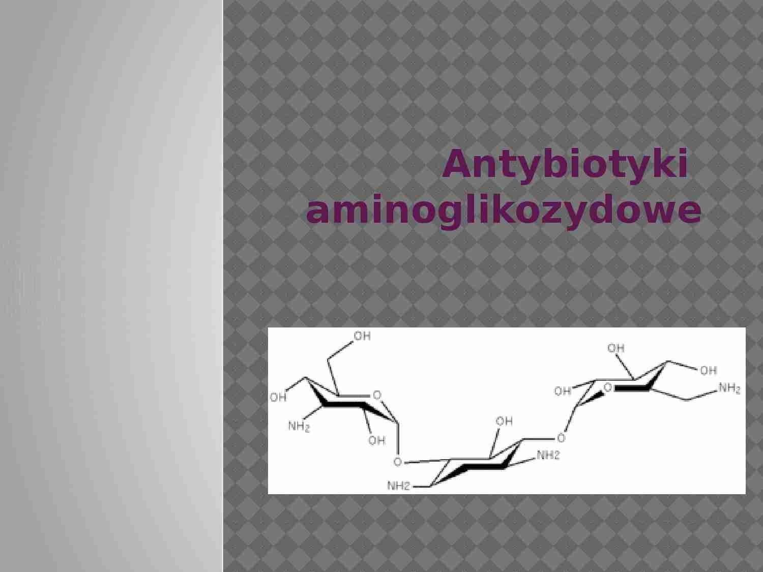 Antybiotyki aminoglikozydowe - strona 1