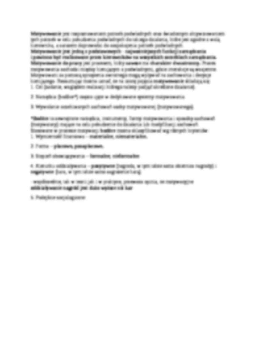 Motywacja - podstawowa funkcja zarządzania - strona 2