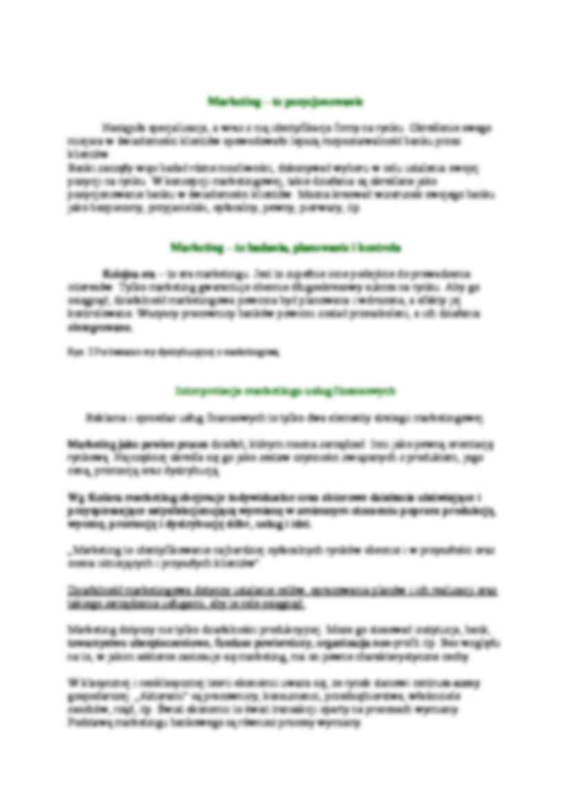 Interpretacja marketingu usług finansowych - strona 2