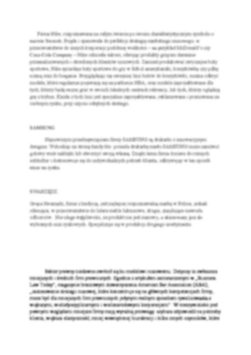 Strategie firm niszowych - strona 3