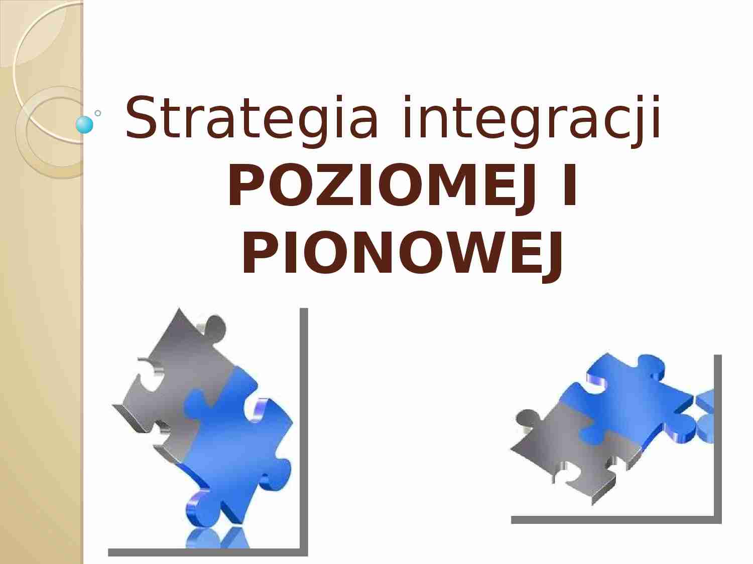 Strategia integracji poziomej i pionowej - strona 1