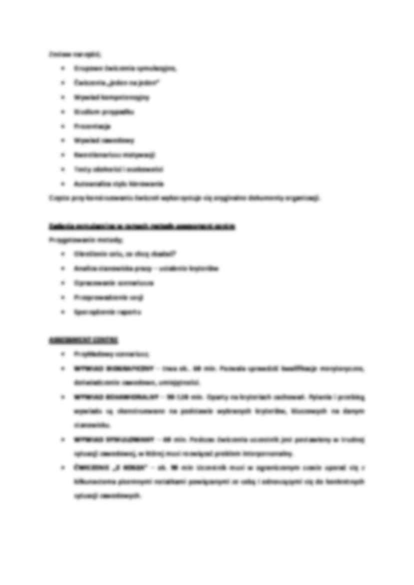 Assessment center - ośrodek oceny  - strona 2