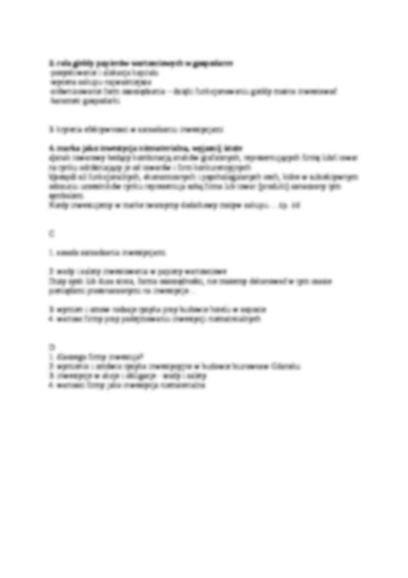Funkcje rynku - pytania na egzamin 2 - strona 2