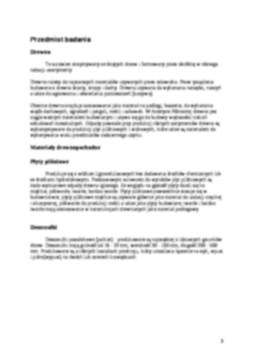 Cechy techniczne drewna - sprawozdanie - strona 3