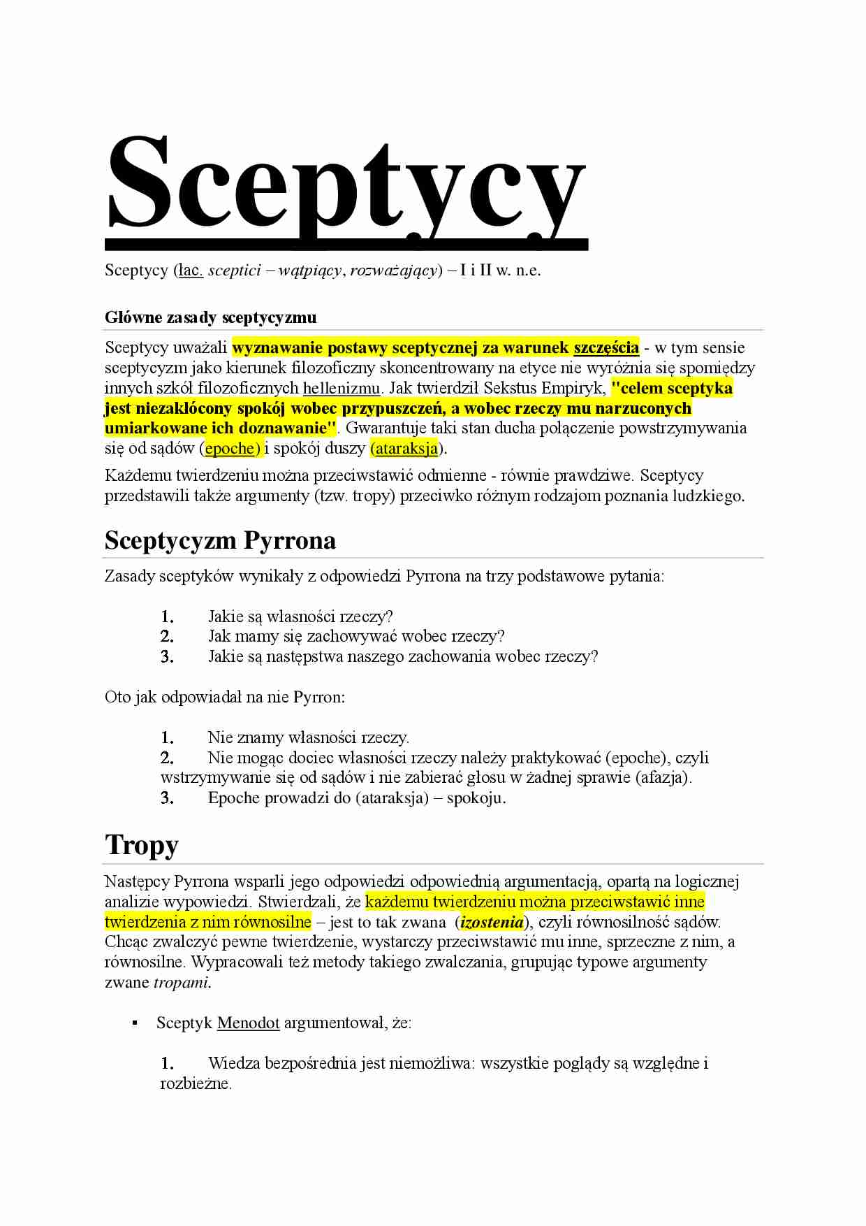 Sceptycy - strona 1