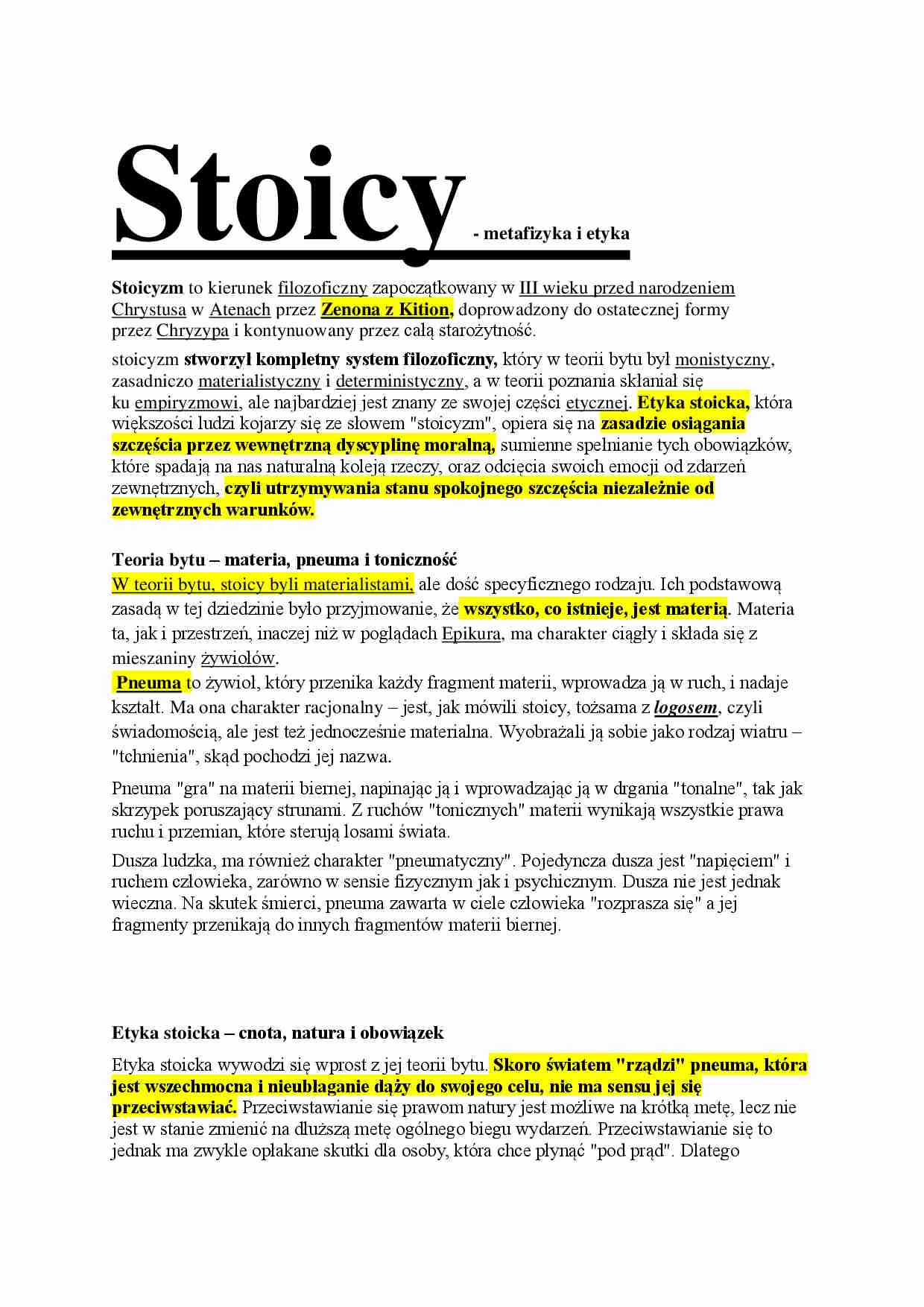 Stoicy - strona 1