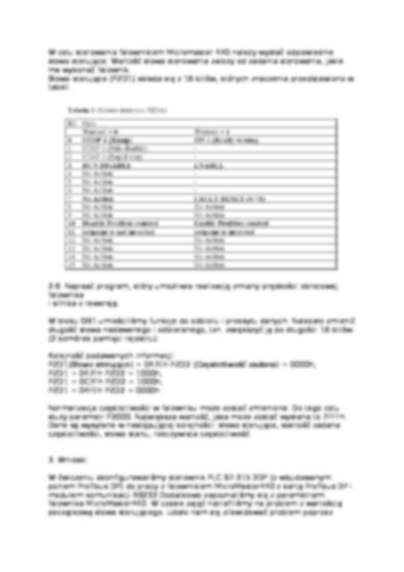 Komunikacja falownik - PLC 2 - strona 2